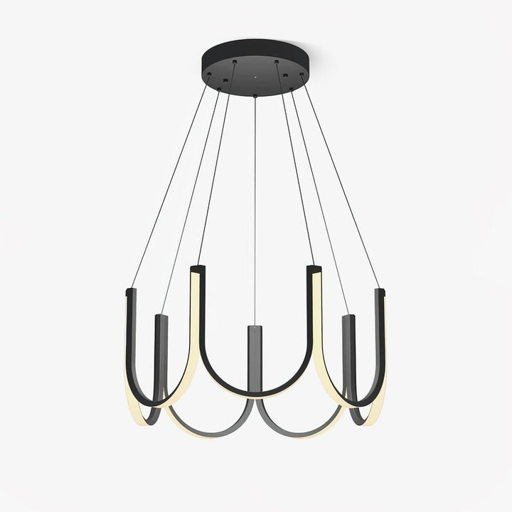 Modular U-Shaped LED Pendant – Adjustable Multi-Size Lighting