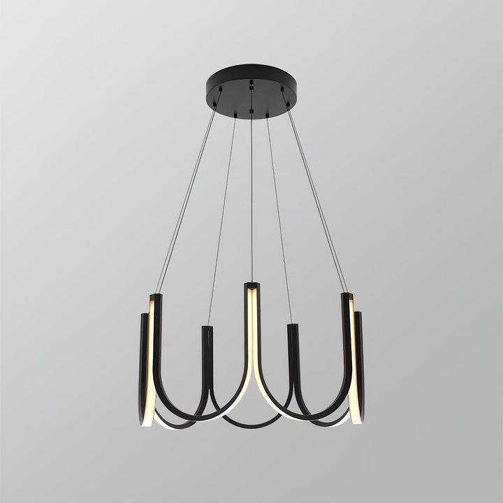 Modular U-Shaped LED Pendant – Adjustable Multi-Size Lighting
