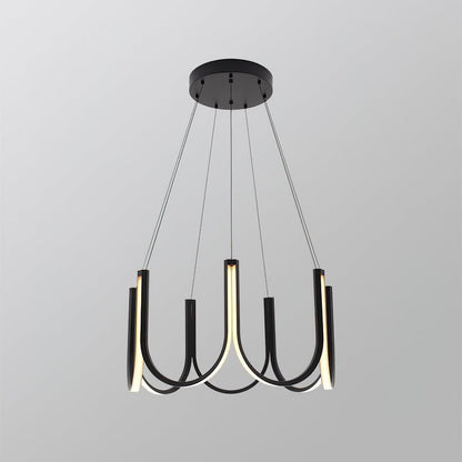 Modular U-Shaped LED Pendant – Adjustable Multi-Size Lighting
