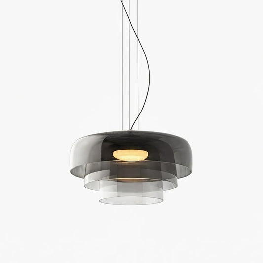 Multi-Tier LED Pendant Light with Adjustable Suspension