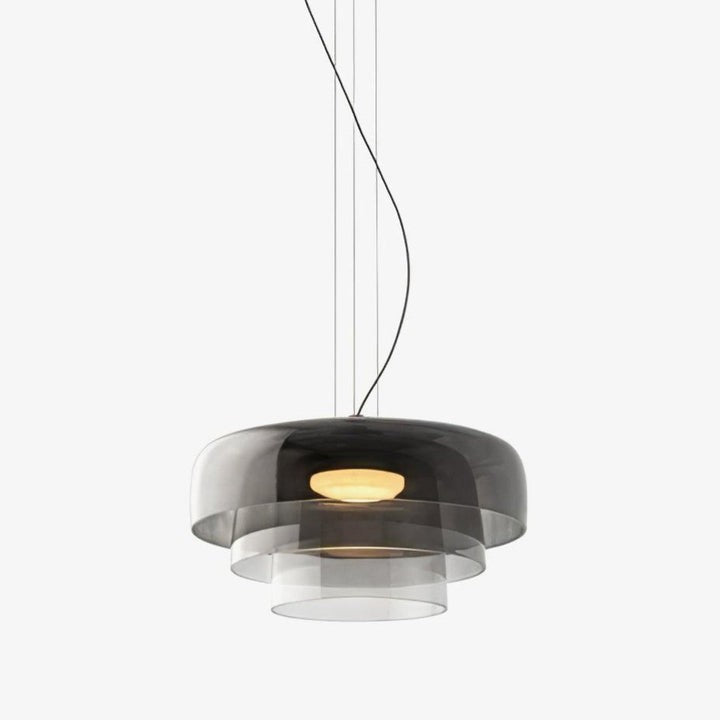 Multi-Tier LED Pendant Light with Adjustable Suspension