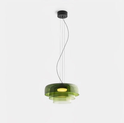 Multi-Tier LED Pendant Light with Adjustable Suspension