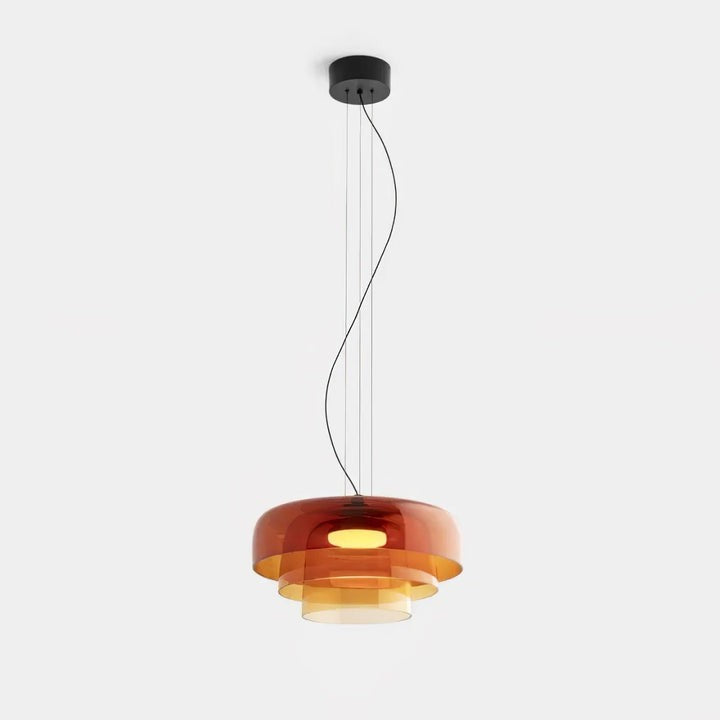 Multi-Tier LED Pendant Light with Adjustable Suspension