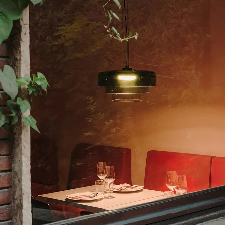 Multi-Tier LED Pendant Light with Adjustable Suspension