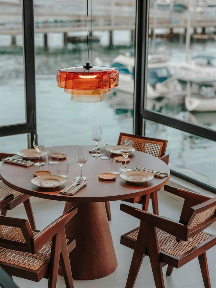 Multi-Tier LED Pendant Light with Adjustable Suspension