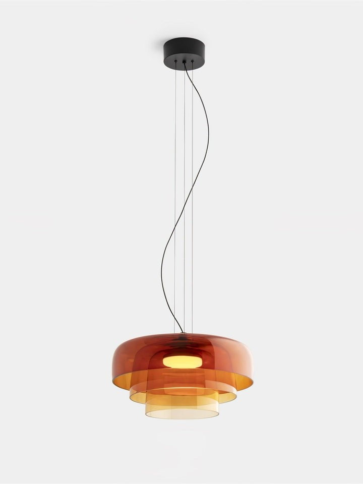 Multi-Tier LED Pendant Light with Adjustable Suspension