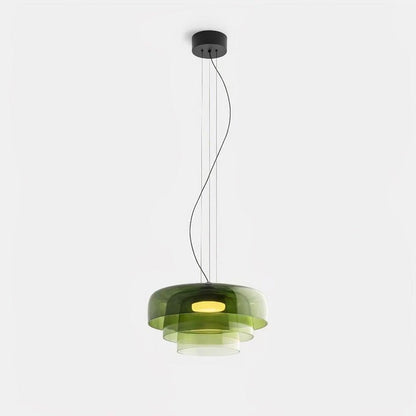 Multi-Tier LED Pendant Light with Adjustable Suspension
