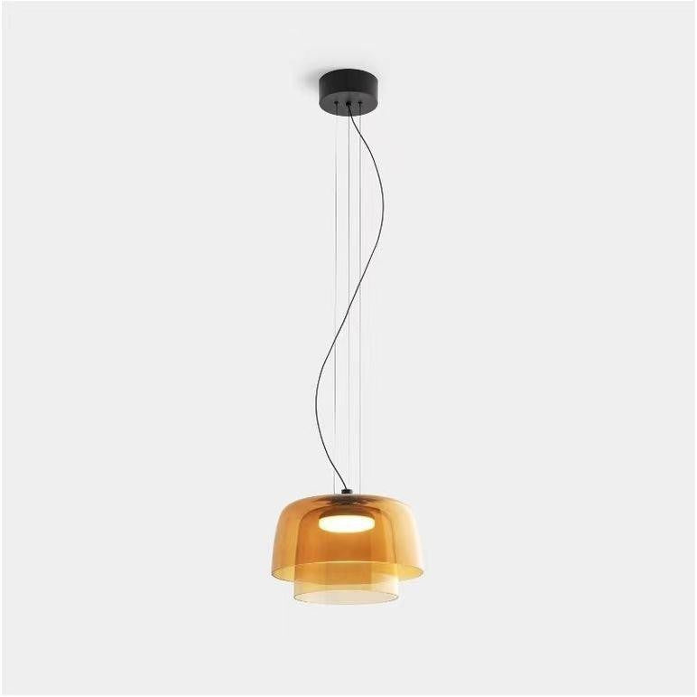 Multi-Tier LED Pendant Light with Adjustable Suspension
