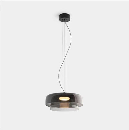 Multi-Tier LED Pendant Light with Adjustable Suspension