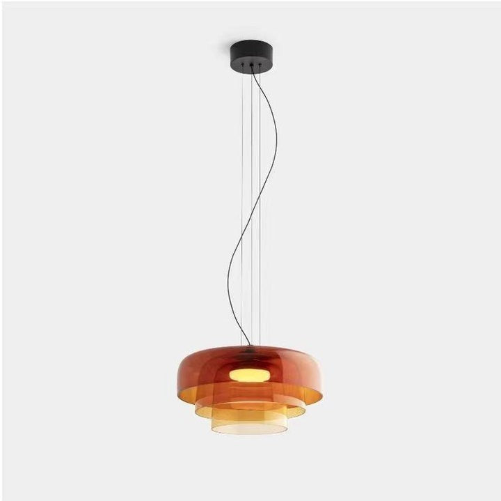 Multi-Tier LED Pendant Light with Adjustable Suspension
