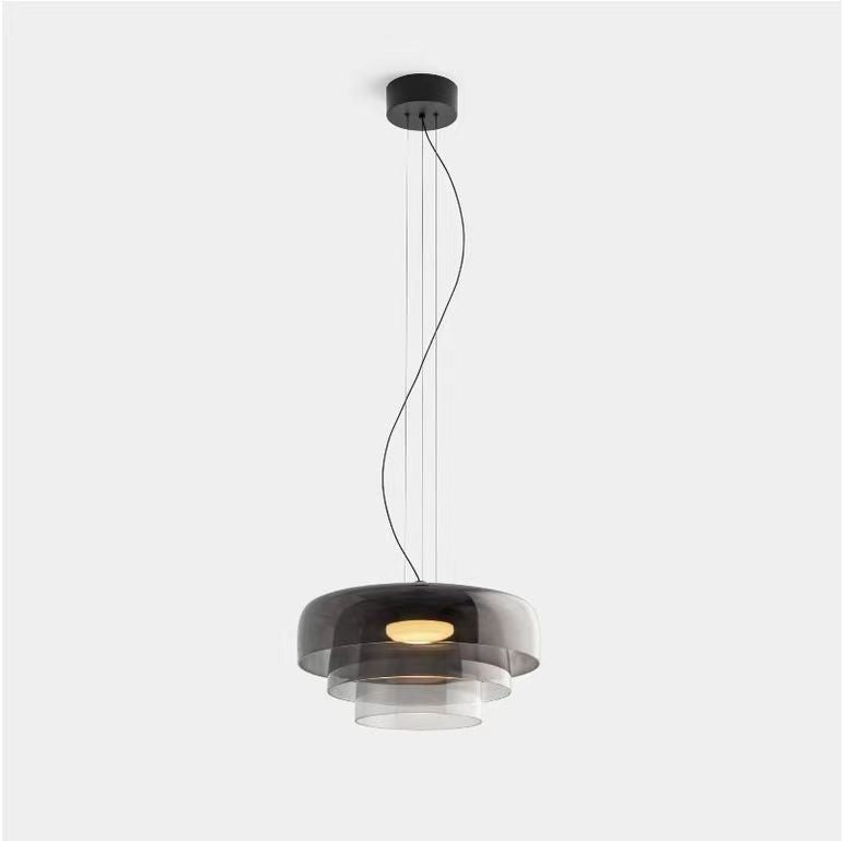 Multi-Tier LED Pendant Light with Adjustable Suspension