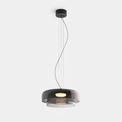 Multi-Tier LED Pendant Light with Adjustable Suspension