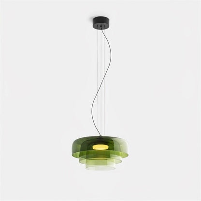 Multi-Tier LED Pendant Light with Adjustable Suspension