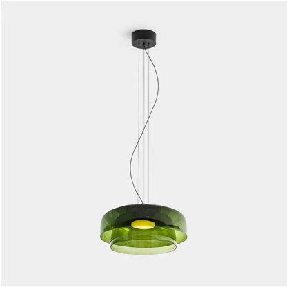Multi-Tier LED Pendant Light with Adjustable Suspension