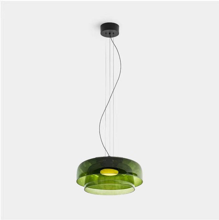 Multi-Tier LED Pendant Light with Adjustable Suspension