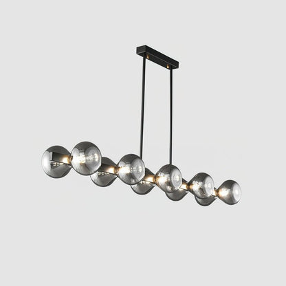 Nebula Modern Dark Glass Sphere Chandelier
