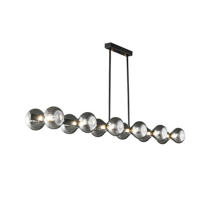 Nebula Modern Dark Glass Sphere Chandelier