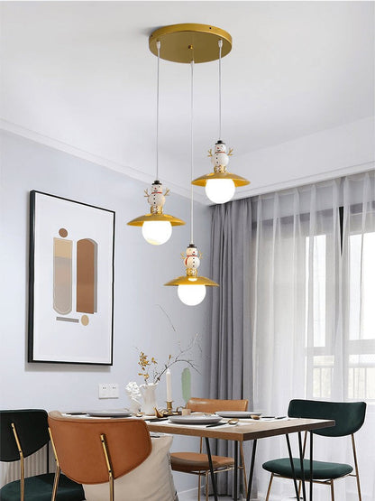 Nordic Toy Figurine Pendant Light for Kids’ Bedroom