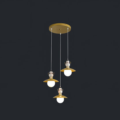 Nordic Toy Figurine Pendant Light for Kids’ Bedroom