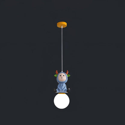 Nordic Toy Figurine Pendant Light for Kids’ Bedroom