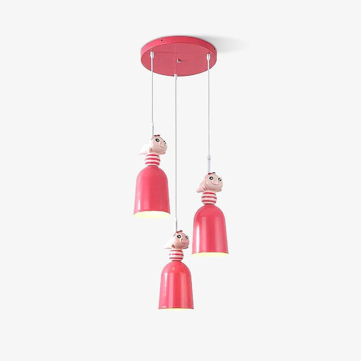 Nordic Toy Figurine Pendant Light for Kids’ Bedroom
