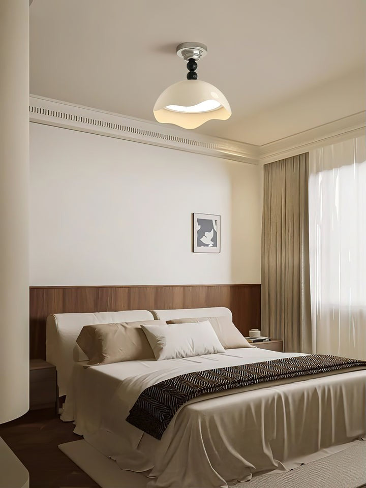Ocean Wave Inspired Layered LED Ceiling Light