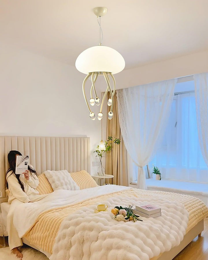 Ocean-Inspired Jellyfish LED Pendant Light
