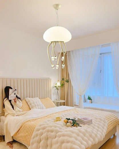 Ocean-Inspired Jellyfish LED Pendant Light