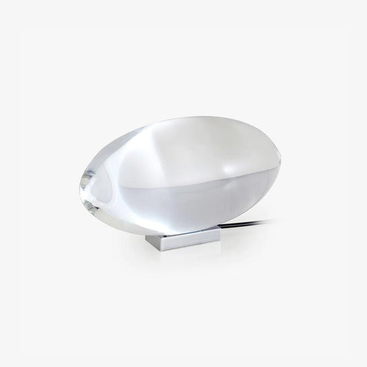 Oval Glass LED Table Lamp for Ambient Home Lighting