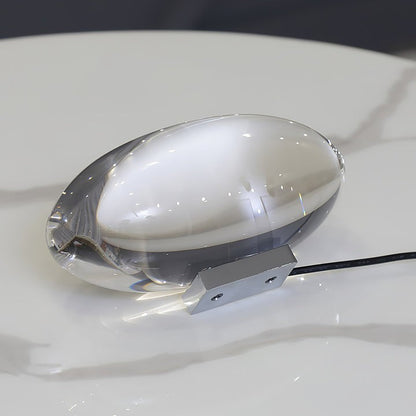 Oval Glass LED Table Lamp for Ambient Home Lighting