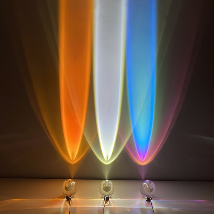 Oval Glass LED Table Lamp for Ambient Home Lighting