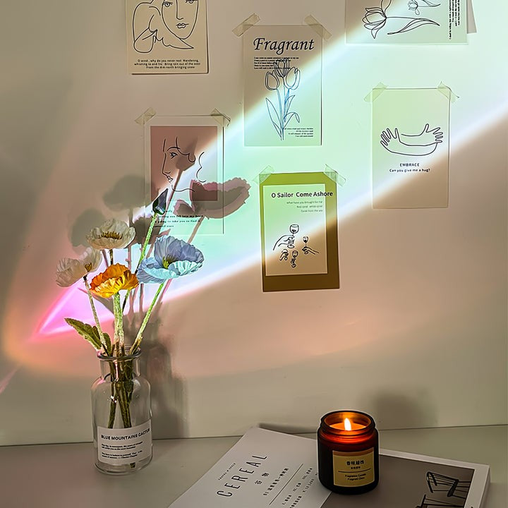 Oval Glass LED Table Lamp for Ambient Home Lighting