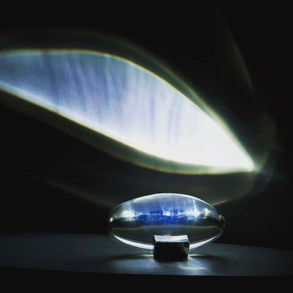 Oval Glass LED Table Lamp for Ambient Home Lighting