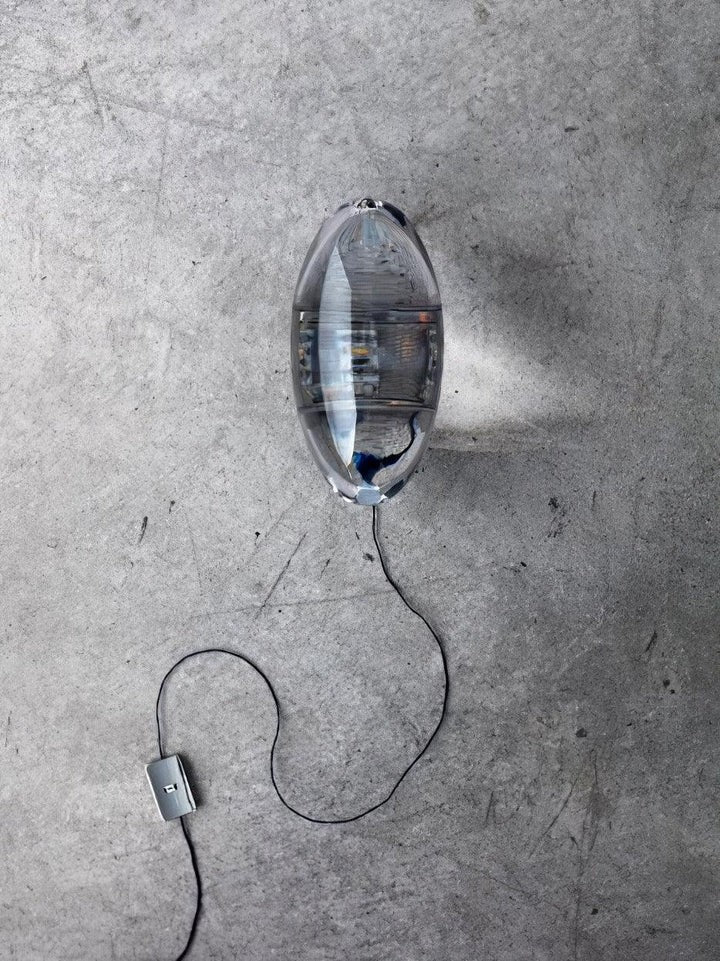 Oval Glass LED Table Lamp for Ambient Home Lighting