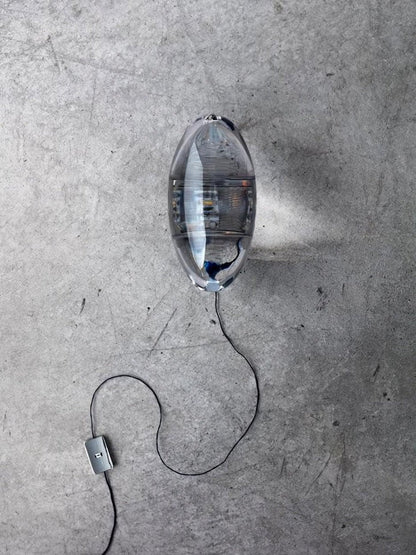 Oval Glass LED Table Lamp for Ambient Home Lighting