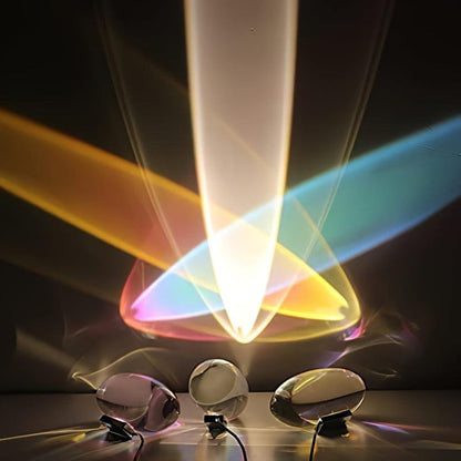 Oval Glass LED Table Lamp for Ambient Home Lighting