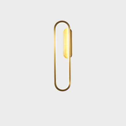 Oval LED Wall Sconce with 4-Way Ambient Lighting
