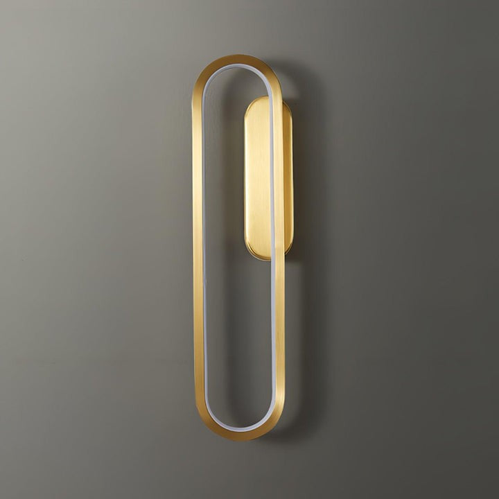 Oval LED Wall Sconce with 4-Way Ambient Lighting