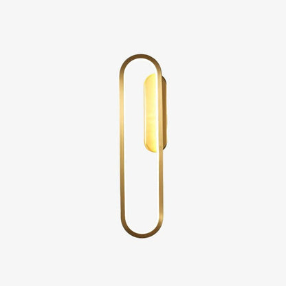 Oval LED Wall Sconce with 4-Way Ambient Lighting