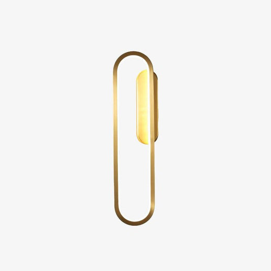 Oval LED Wall Sconce with 4-Way Ambient Lighting