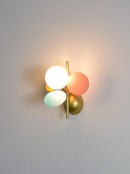 Pastel Macaron Round Wall Sconce