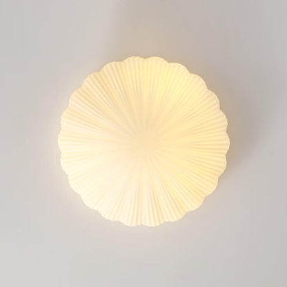 Pearl Seashell LED Flush Mount Ceiling Light