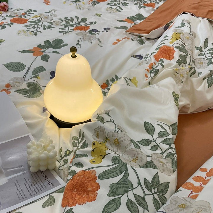Pear-Shaped LED Table Lamp with Touch Control for Ambient Lighting