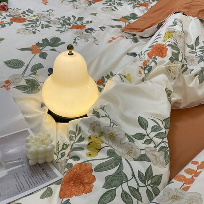 Pear-Shaped LED Table Lamp with Touch Control for Ambient Lighting