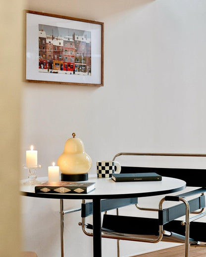 Pear-Shaped LED Table Lamp with Touch Control for Ambient Lighting