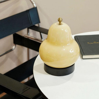 Pear-Shaped LED Table Lamp with Touch Control for Ambient Lighting