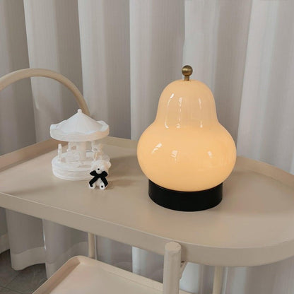 Pear-Shaped LED Table Lamp with Touch Control for Ambient Lighting