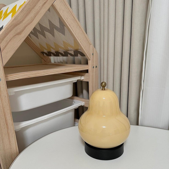 Pear-Shaped LED Table Lamp with Touch Control for Ambient Lighting