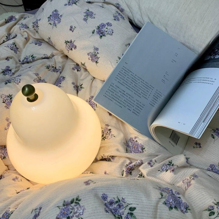 Pear-Shaped LED Table Lamp with Touch Control for Ambient Lighting