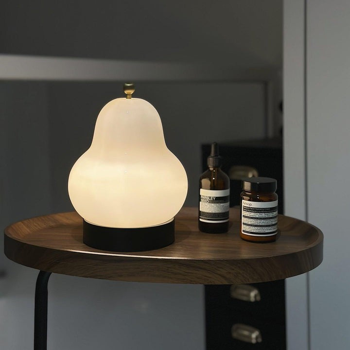 Pear-Shaped LED Table Lamp with Touch Control for Ambient Lighting